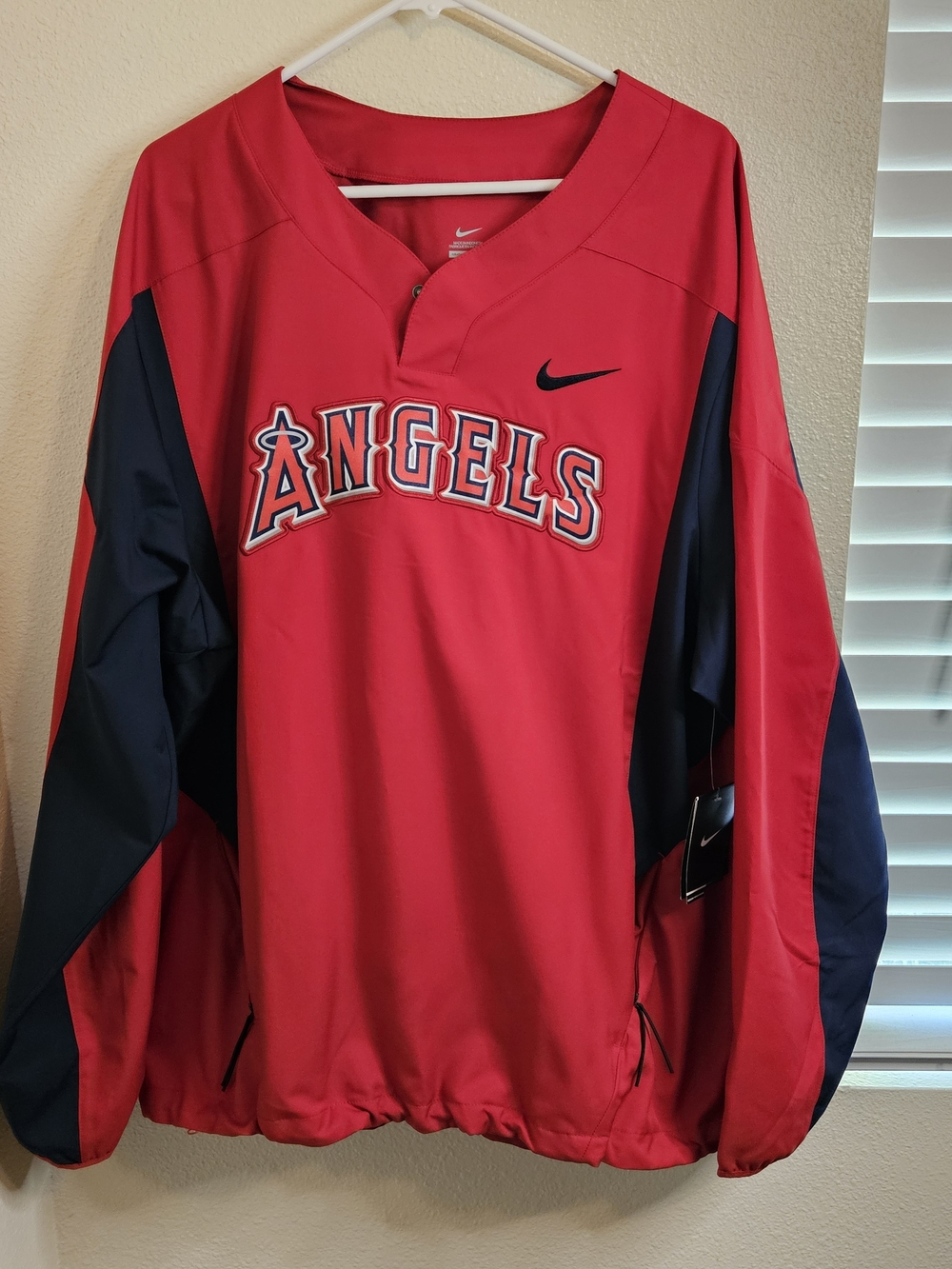 Angels Nike Red & Navy Pullover Jacket